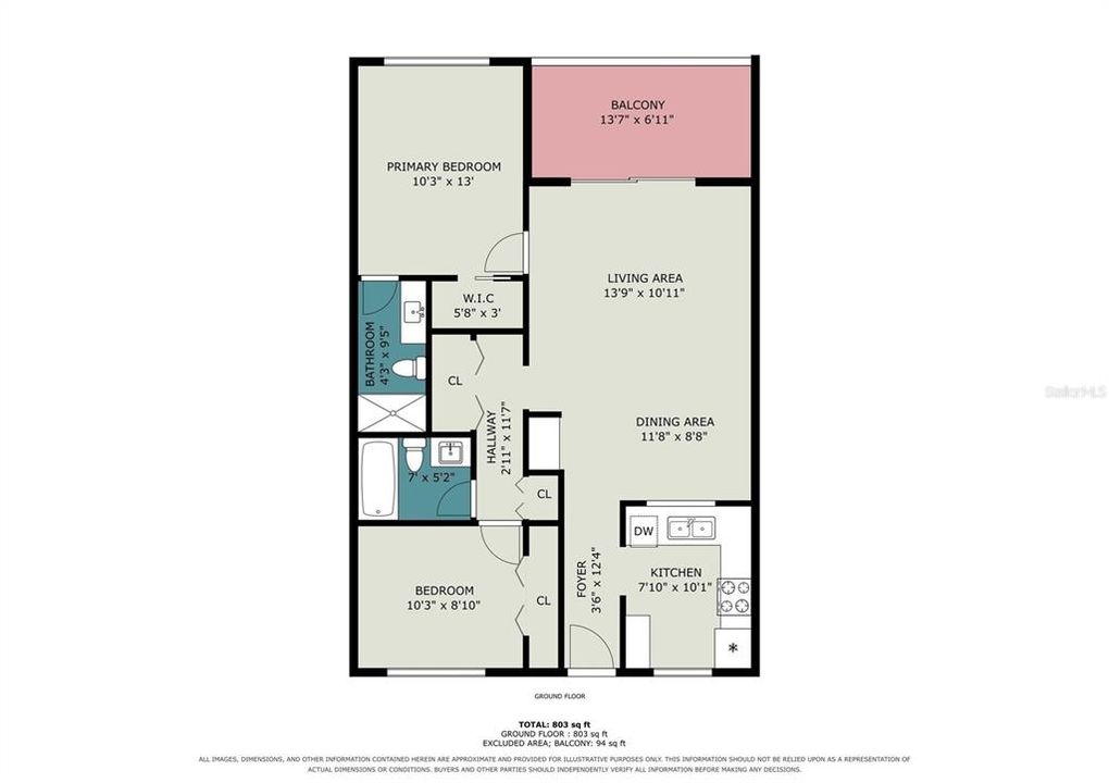 For Sale: $179,000 (2 beds, 2 baths, 1030 Square Feet)