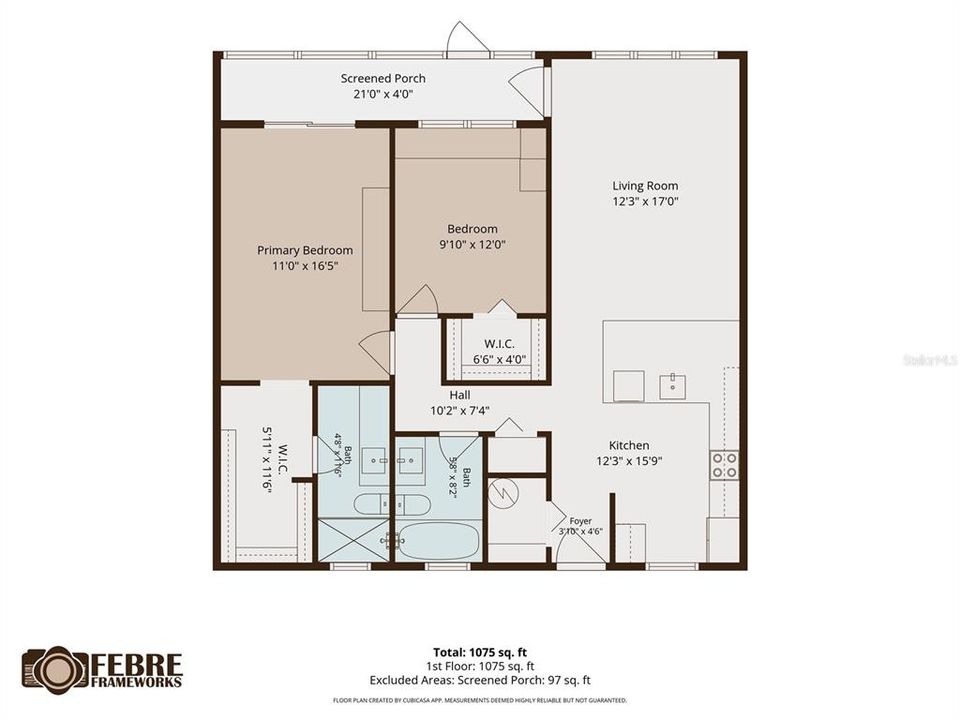 En Venta: $195,000 (2 camas, 2 baños, 1075 Pies cuadrados)
