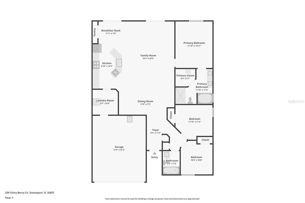For Sale: $355,000 (3 beds, 2 baths, 1600 Square Feet)