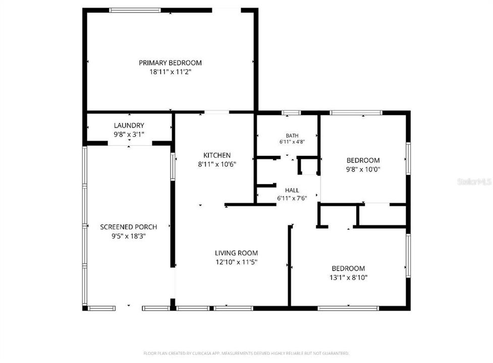 На продажу: $224,999 (3 спален, 1 ванн, 884 Квадратных фут)