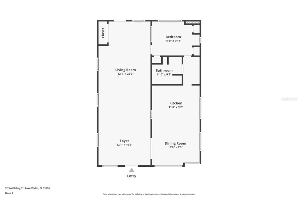 For Sale: $75,000 (1 beds, 1 baths, 760 Square Feet)