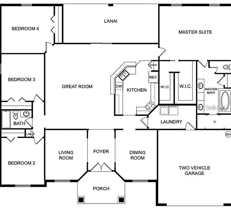 На продажу: $360,000 (4 спален, 2 ванн, 2752 Квадратных фут)