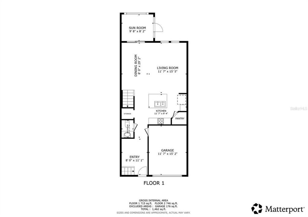 На продажу: $379,900 (3 спален, 2 ванн, 1540 Квадратных фут)