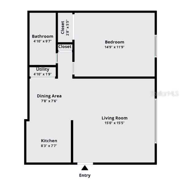 For Sale: $135,000 (1 beds, 1 baths, 679 Square Feet)