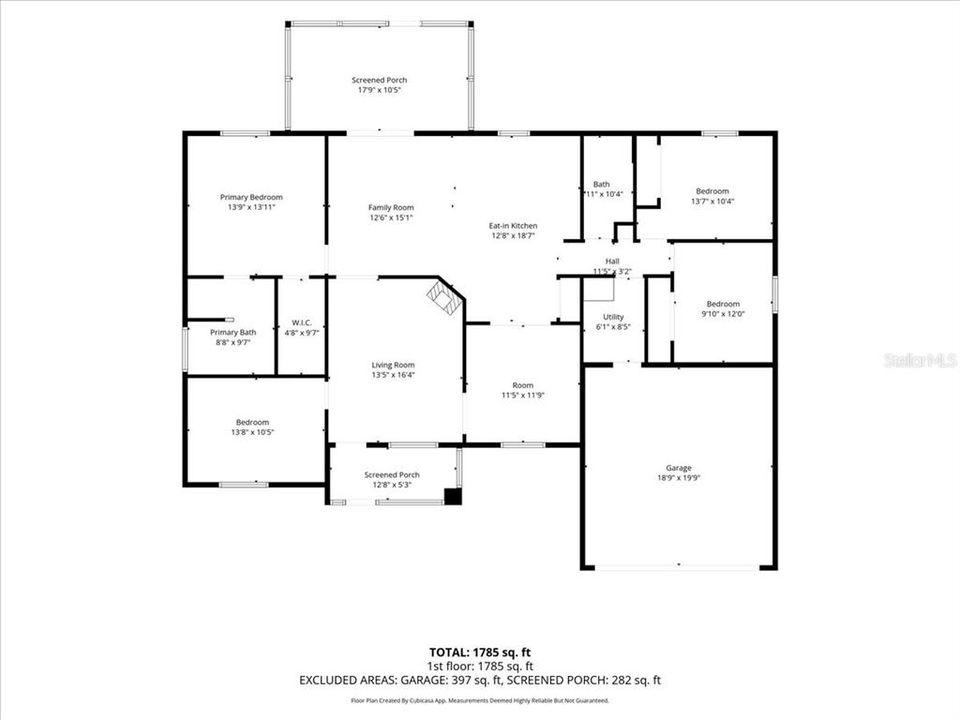 На продажу: $395,000 (3 спален, 2 ванн, 1800 Квадратных фут)