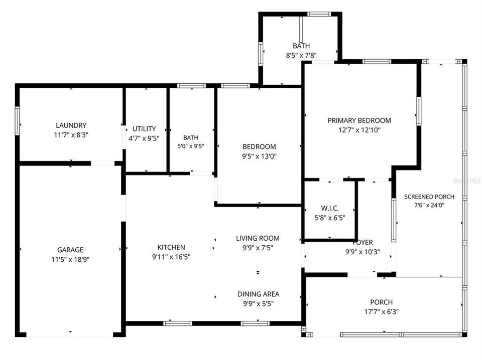 На продажу: $197,000 (2 спален, 2 ванн, 811 Квадратных фут)