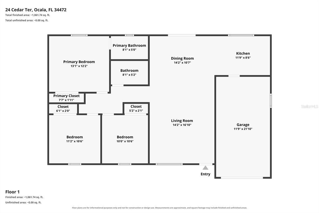 For Sale: $160,000 (3 beds, 2 baths, 1116 Square Feet)