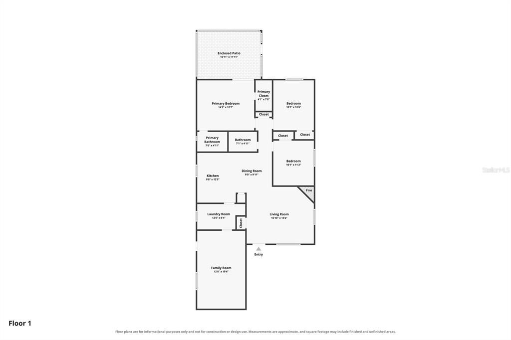На продажу: $329,990 (3 спален, 2 ванн, 1523 Квадратных фут)