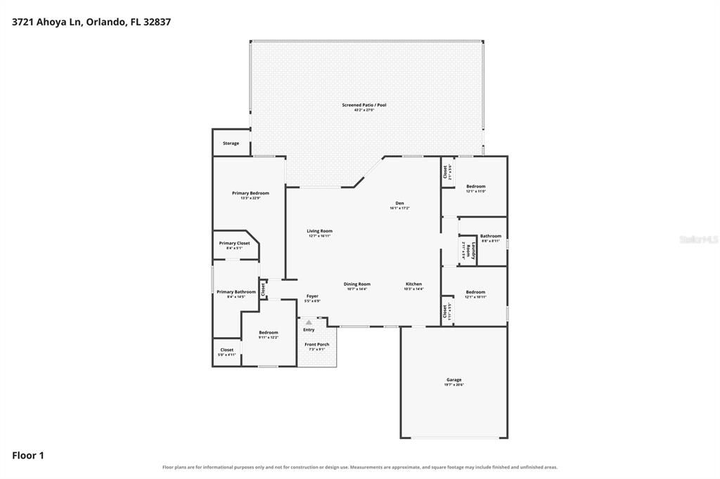 На продажу: $649,000 (4 спален, 2 ванн, 1915 Квадратных фут)