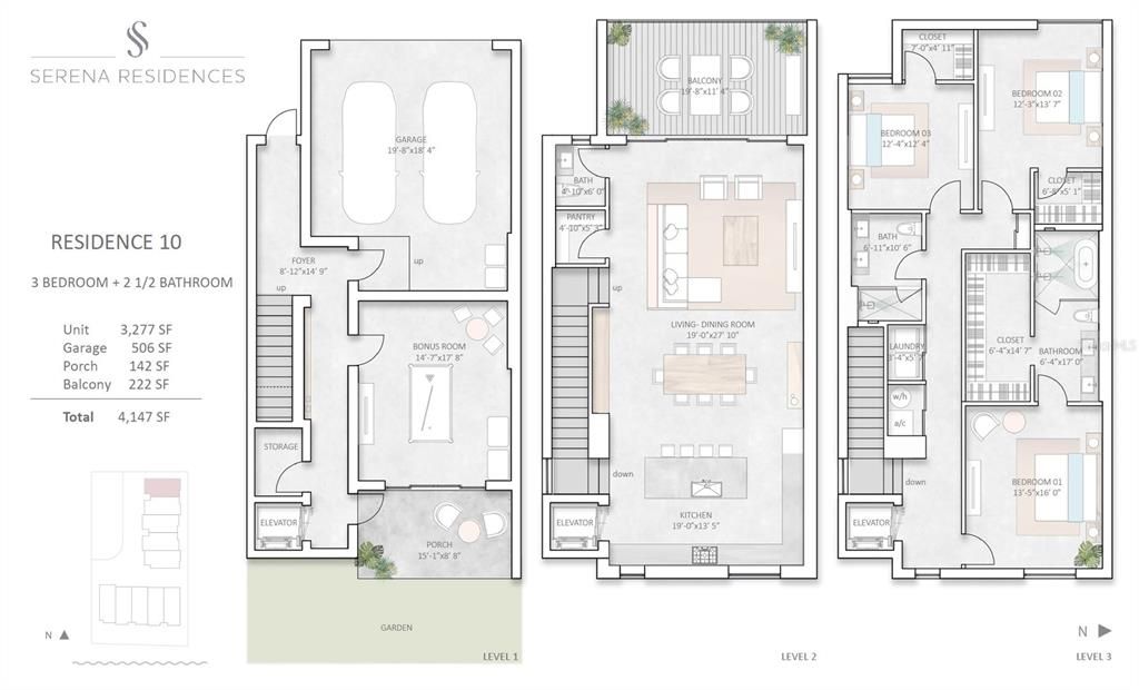 For Rent: $16,500 (3 beds, 2 baths, 3230 Square Feet)