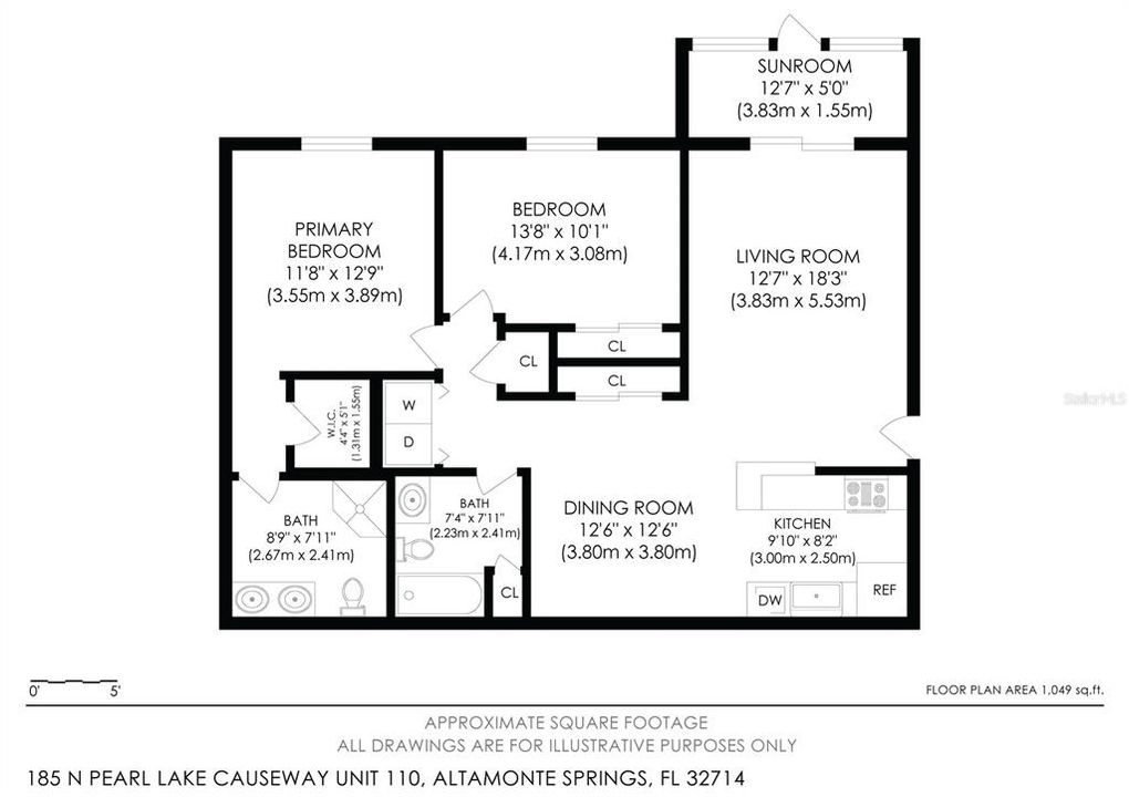For Sale: $155,000 (2 beds, 2 baths, 1053 Square Feet)