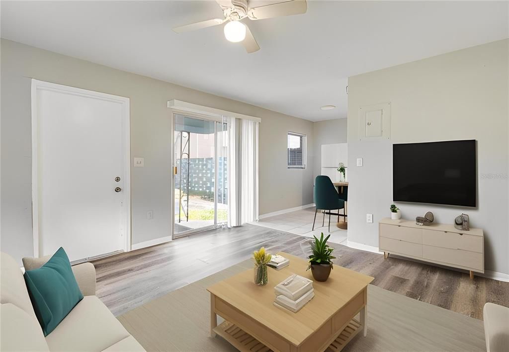 For Rent: $1,100 (2 beds, 1 baths, 628 Square Feet)