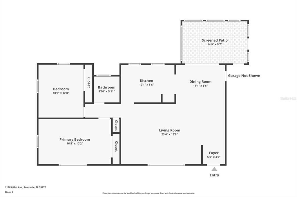 For Sale: $359,000 (2 beds, 1 baths, 1032 Square Feet)