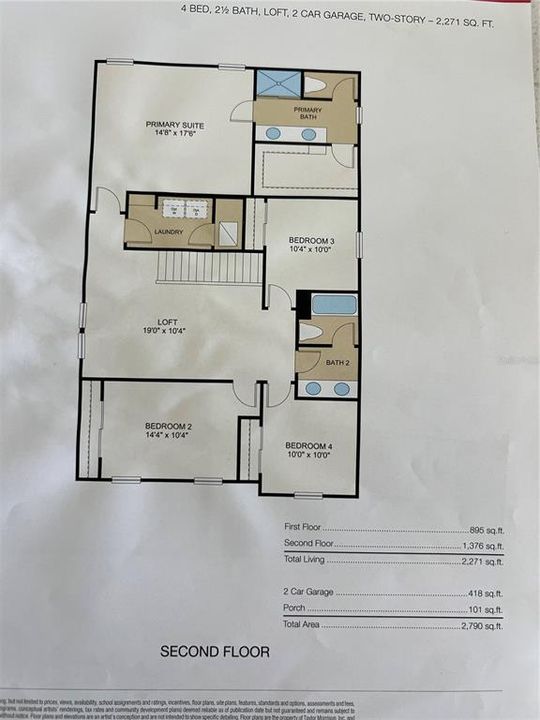 En Venta: $410,000 (4 camas, 2 baños, 2320 Pies cuadrados)