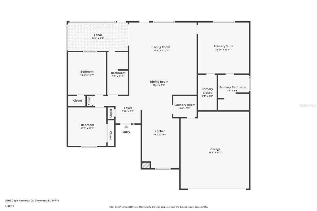 На продажу: $365,000 (3 спален, 2 ванн, 1502 Квадратных фут)