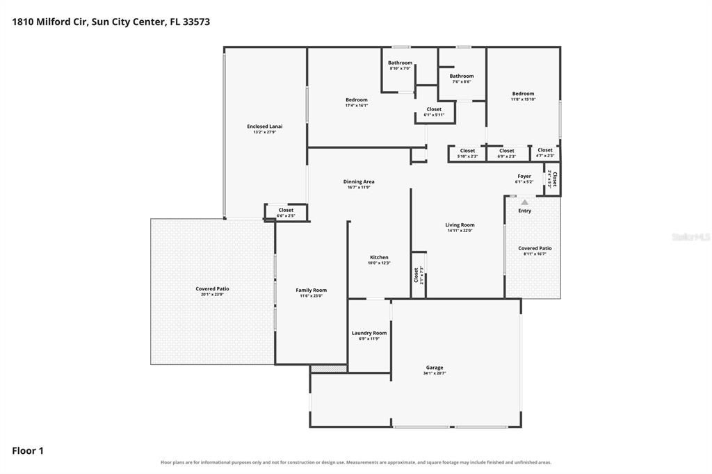 For Sale: $375,000 (2 beds, 2 baths, 1852 Square Feet)