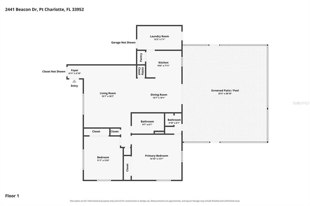 For Sale: $275,000 (2 beds, 2 baths, 1150 Square Feet)