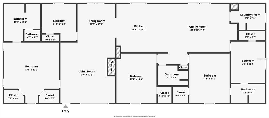 For Sale: $197,500 (5 beds, 3 baths, 2280 Square Feet)