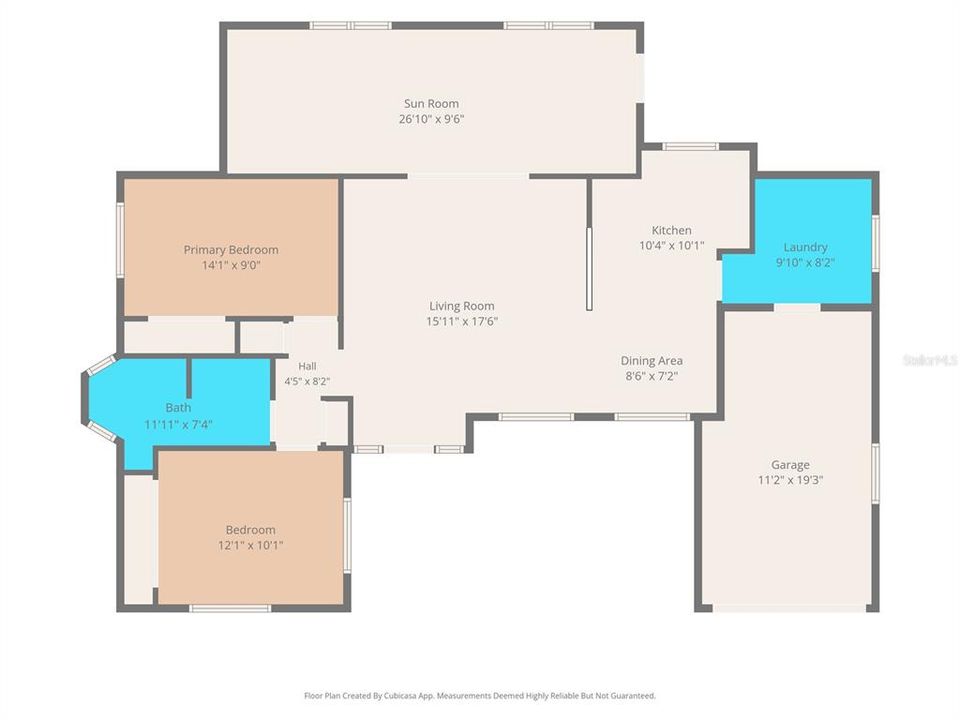 For Sale: $395,000 (2 beds, 1 baths, 1291 Square Feet)