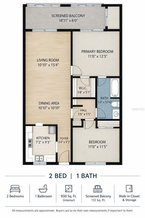 En Venta: $128,000 (2 camas, 1 baños, 960 Pies cuadrados)