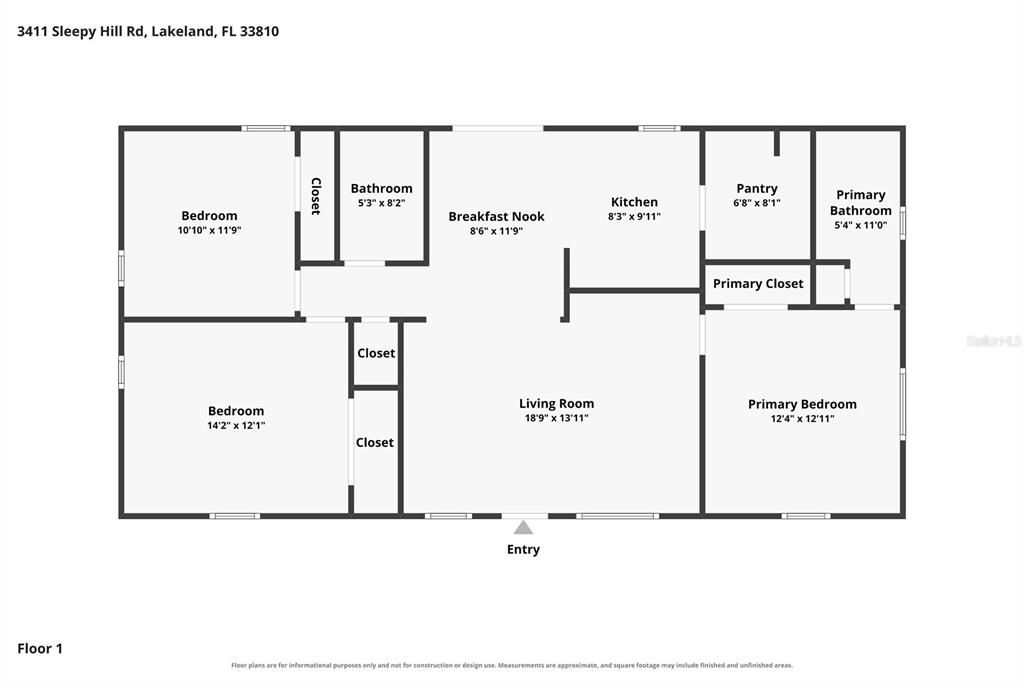 En Venta: $279,000 (3 camas, 2 baños, 1152 Pies cuadrados)
