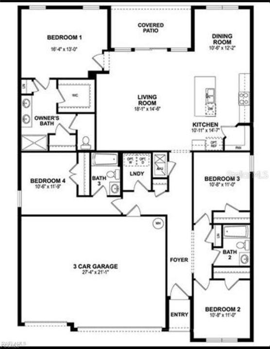 Activo con contrato: $300,000 (4 camas, 3 baños, 2015 Pies cuadrados)