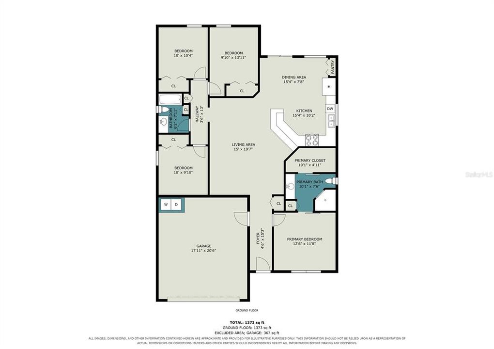En Venta: $330,000 (4 camas, 2 baños, 1606 Pies cuadrados)