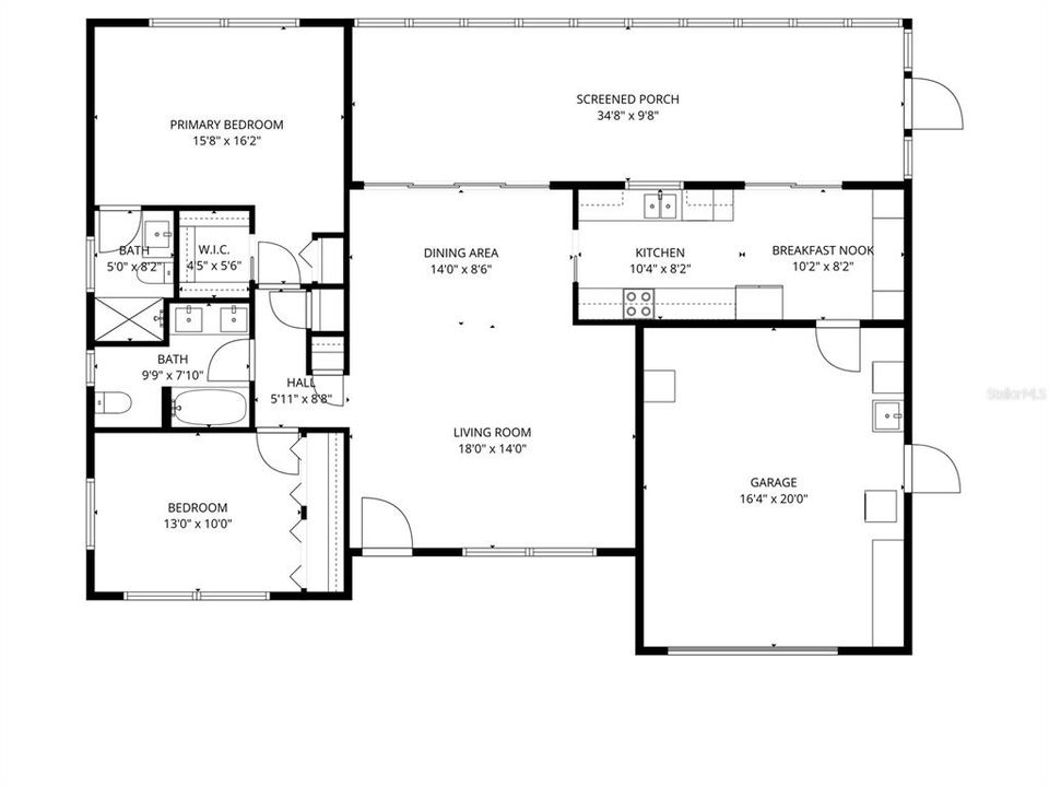 В аренду: $3,595 (2 спален, 2 ванн, 1199 Квадратных фут)