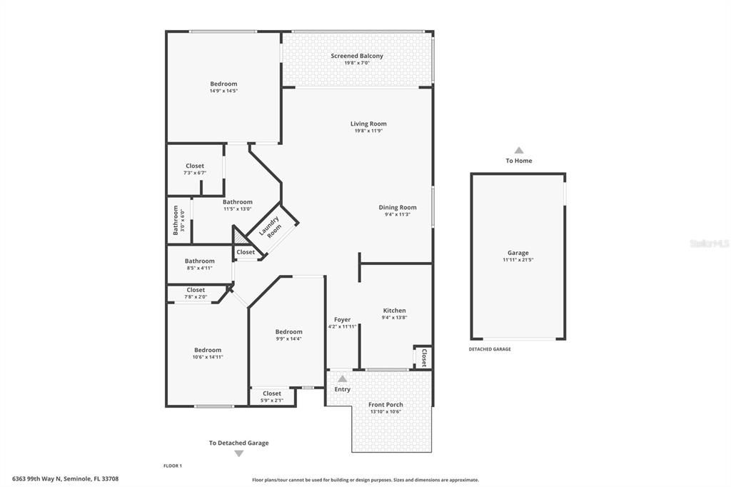 For Sale: $321,000 (3 beds, 2 baths, 1450 Square Feet)