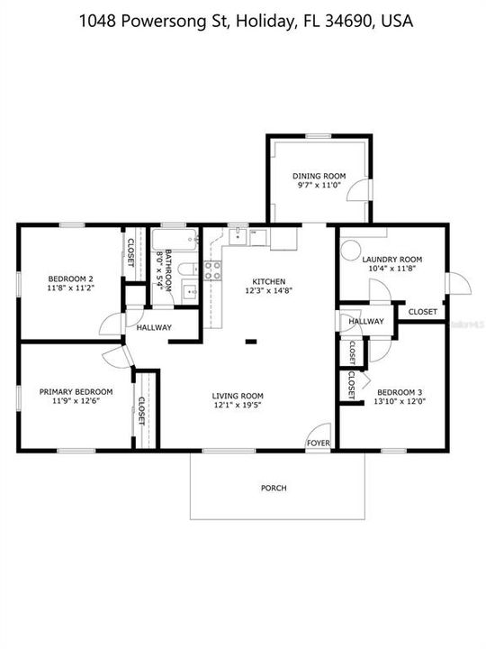 For Rent: $1,750 (3 beds, 1 baths, 1428 Square Feet)