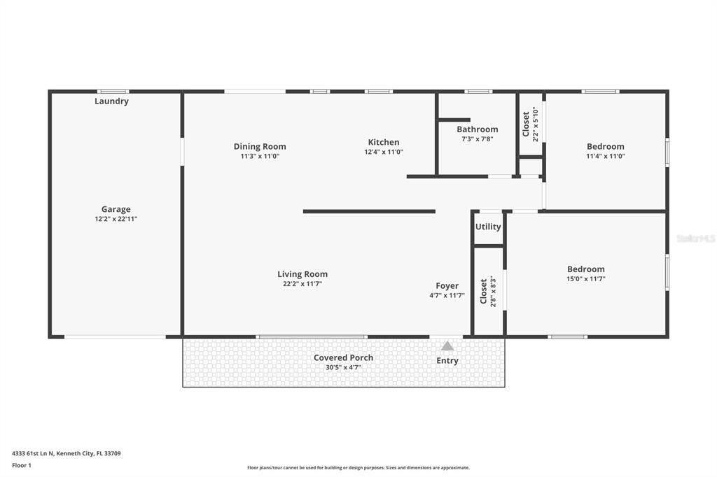For Sale: $365,000 (2 beds, 1 baths, 1080 Square Feet)