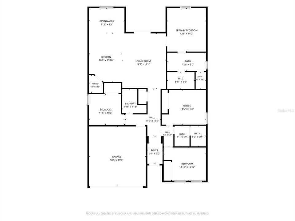 На продажу: $435,000 (4 спален, 2 ванн, 1817 Квадратных фут)