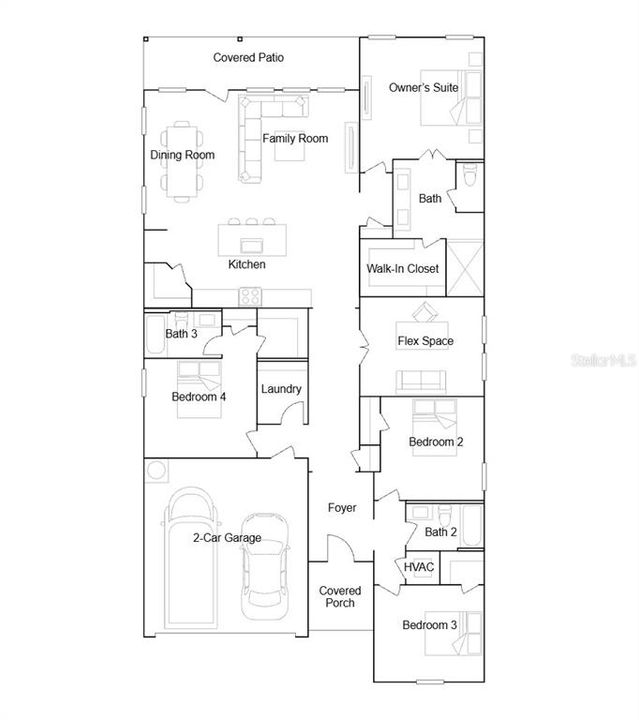 В аренду: $3,400 (4 спален, 3 ванн, 2175 Квадратных фут)