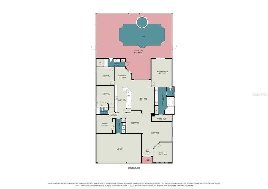For Sale: $600,000 (4 beds, 3 baths, 2626 Square Feet)