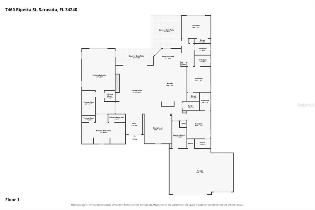 En Venta: $1,250,000 (4 camas, 4 baños, 3148 Pies cuadrados)