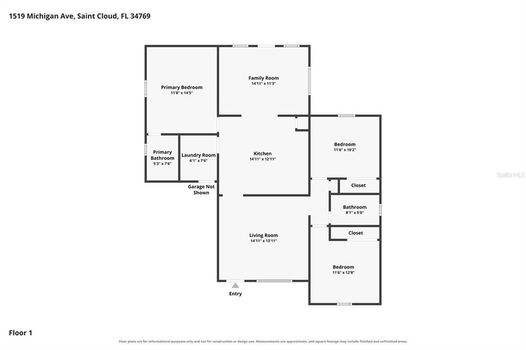 For Sale: $350,000 (3 beds, 2 baths, 1335 Square Feet)