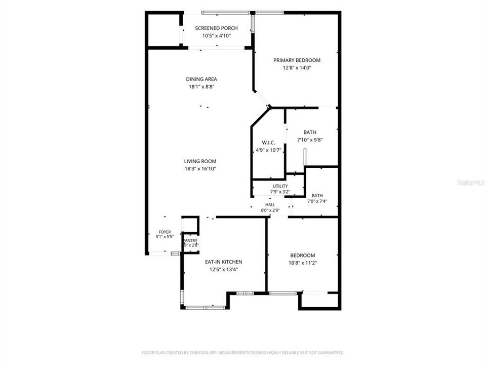 For Sale: $275,000 (2 beds, 2 baths, 1200 Square Feet)