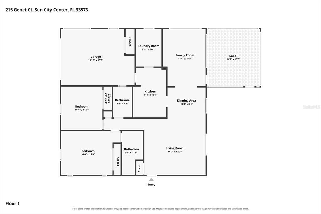 For Sale: $235,000 (2 beds, 2 baths, 1180 Square Feet)