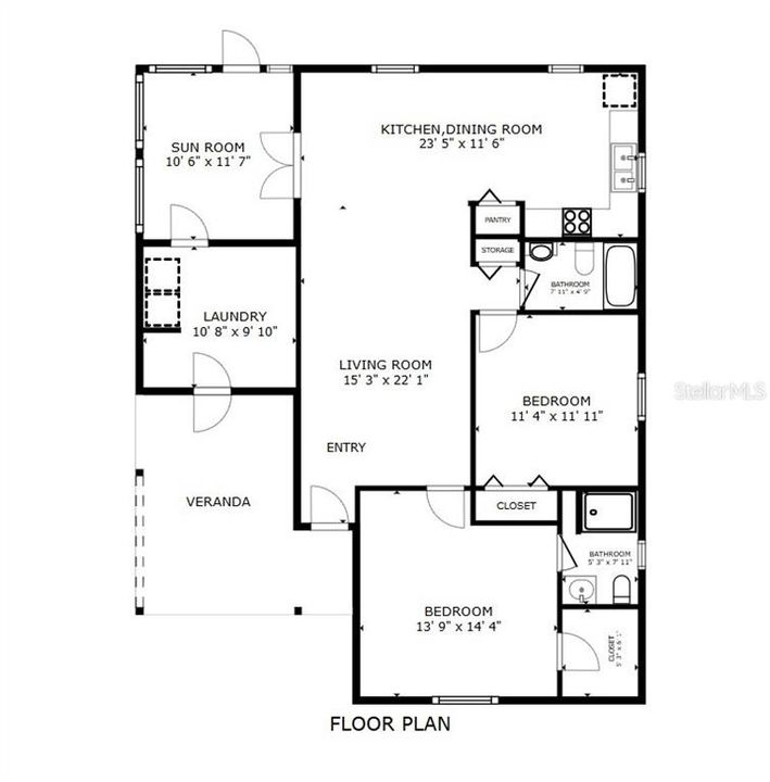For Sale: $249,900 (2 beds, 2 baths, 1008 Square Feet)
