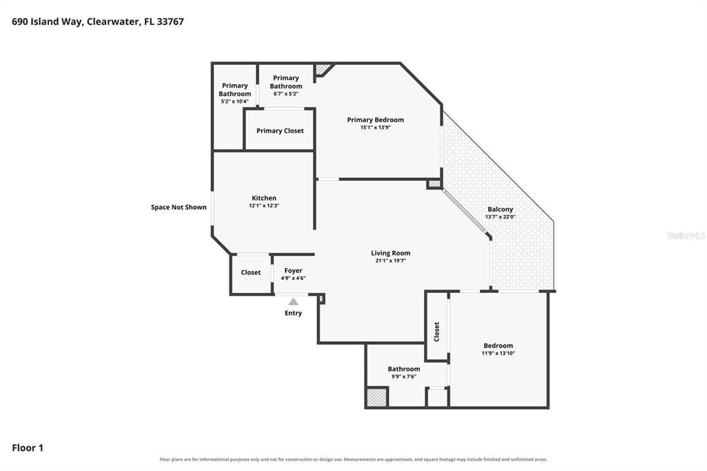 For Sale: $479,900 (2 beds, 2 baths, 1150 Square Feet)