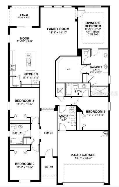 На продажу: $509,990 (4 спален, 3 ванн, 2194 Квадратных фут)