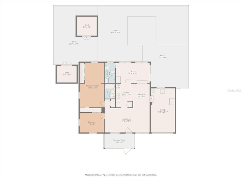 For Sale: $345,000 (2 beds, 2 baths, 1158 Square Feet)