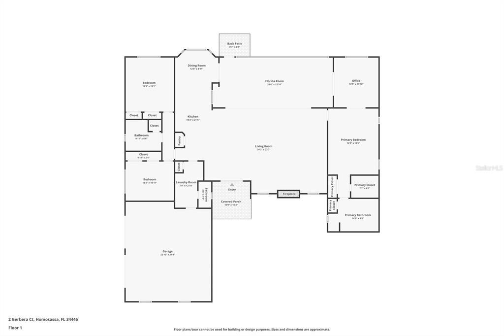 На продажу: $499,900 (3 спален, 2 ванн, 2524 Квадратных фут)