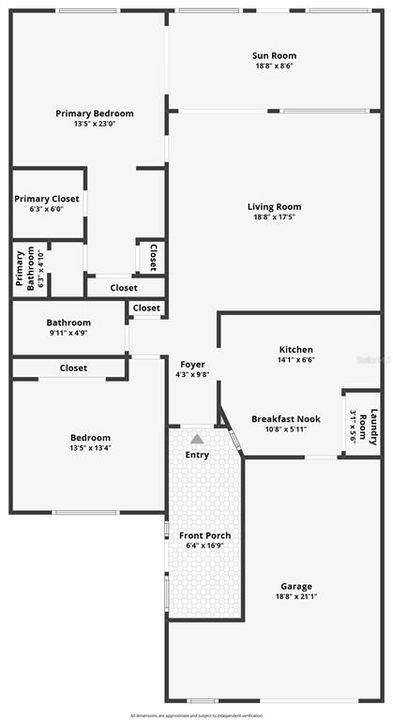 В аренду: $1,800 (2 спален, 2 ванн, 1496 Квадратных фут)