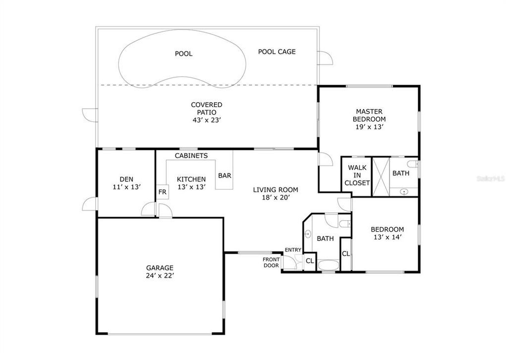 For Sale: $599,900 (2 beds, 2 baths, 1495 Square Feet)