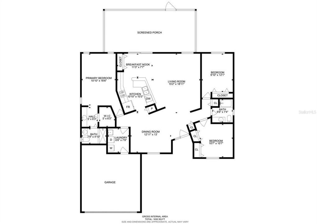 For Sale: $370,000 (3 beds, 2 baths, 1633 Square Feet)