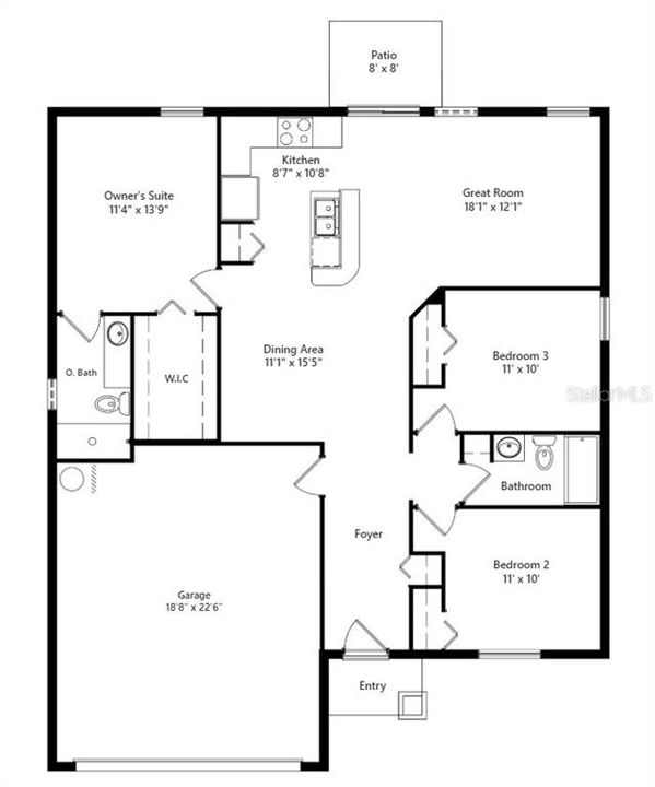 For Sale: $262,950 (3 beds, 2 baths, 1286 Square Feet)