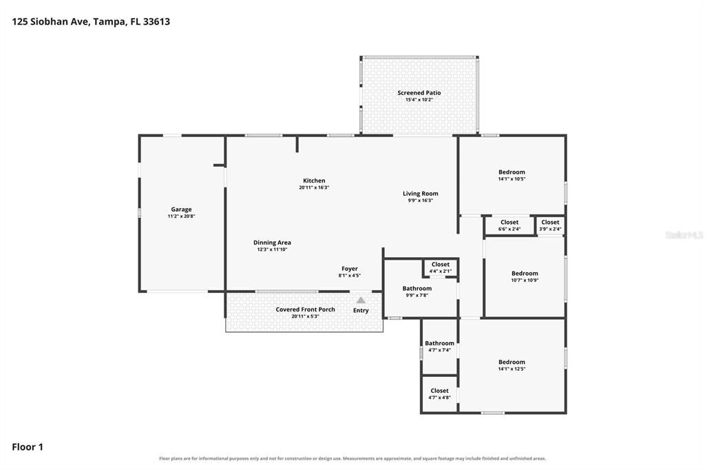 For Sale: $425,000 (3 beds, 2 baths, 1326 Square Feet)