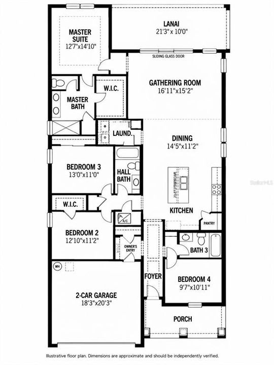 For Sale: $419,900 (4 beds, 3 baths, 2030 Square Feet)