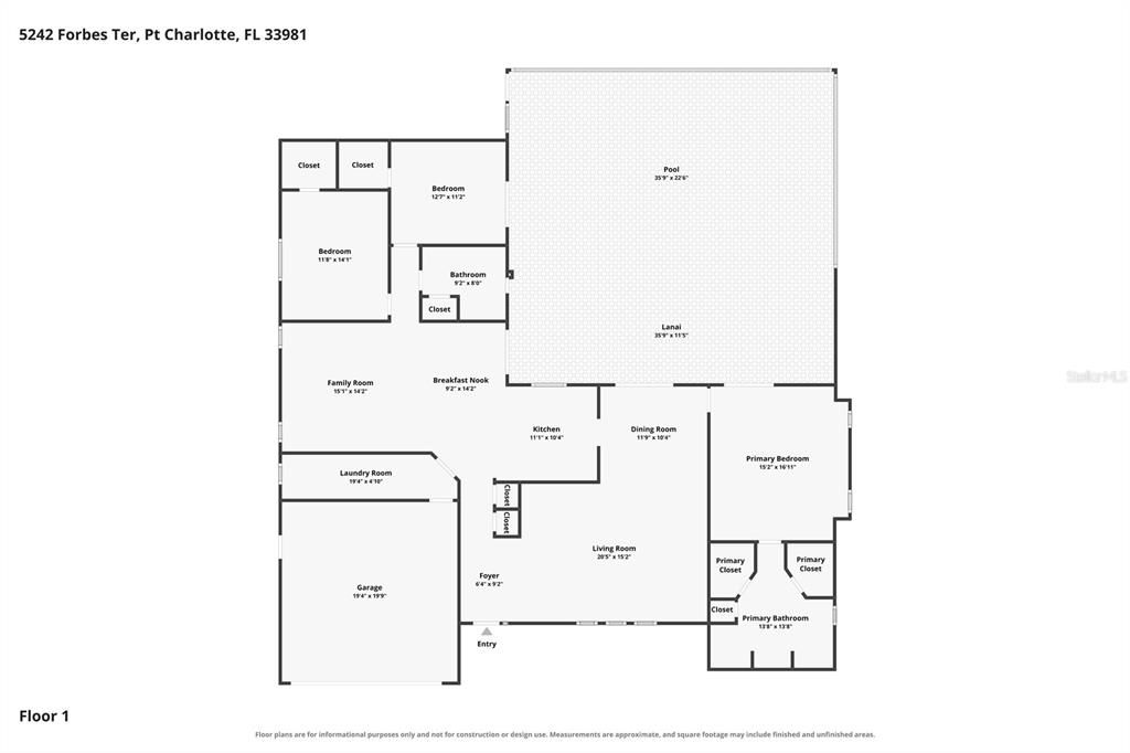 На продажу: $549,900 (3 спален, 2 ванн, 2166 Квадратных фут)